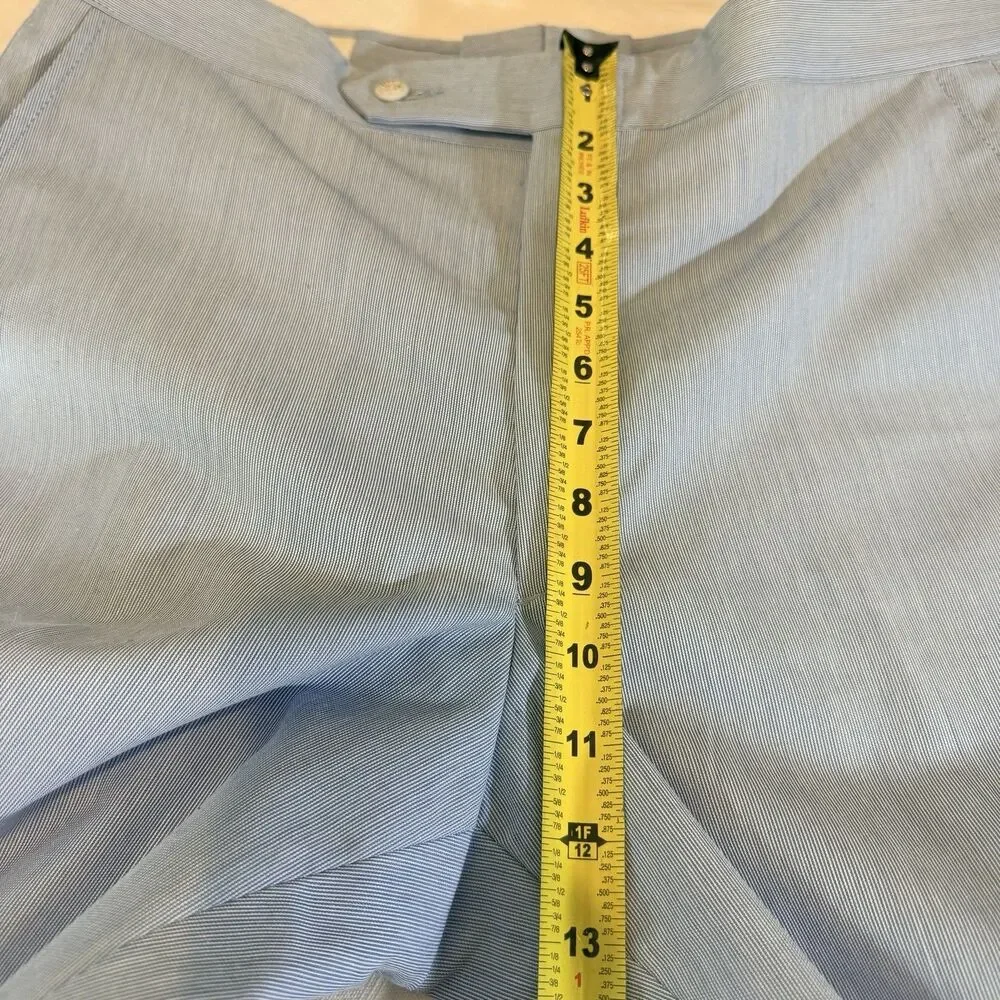 Vintage Sansabelt Golf Men’s Blue Seersucker Dress Pants 34